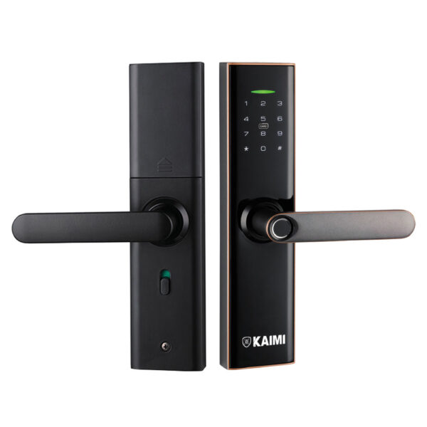 Khóa vân tay Kaimi viền đồng